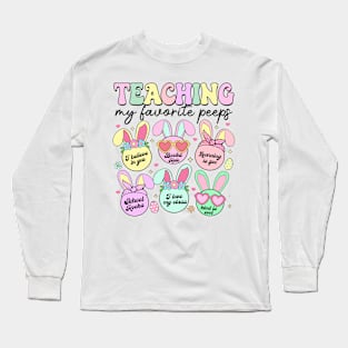 Teaching My Favorite Peeps Long Sleeve T-Shirt